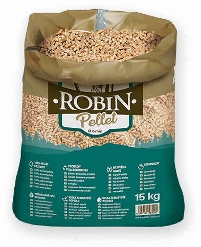 worek pelletu opałowego Robin do kupienia w Tarnobrzegu lub sklepie internetowym